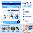 Hygia® Toallas Jabonosas Sin Aclarado