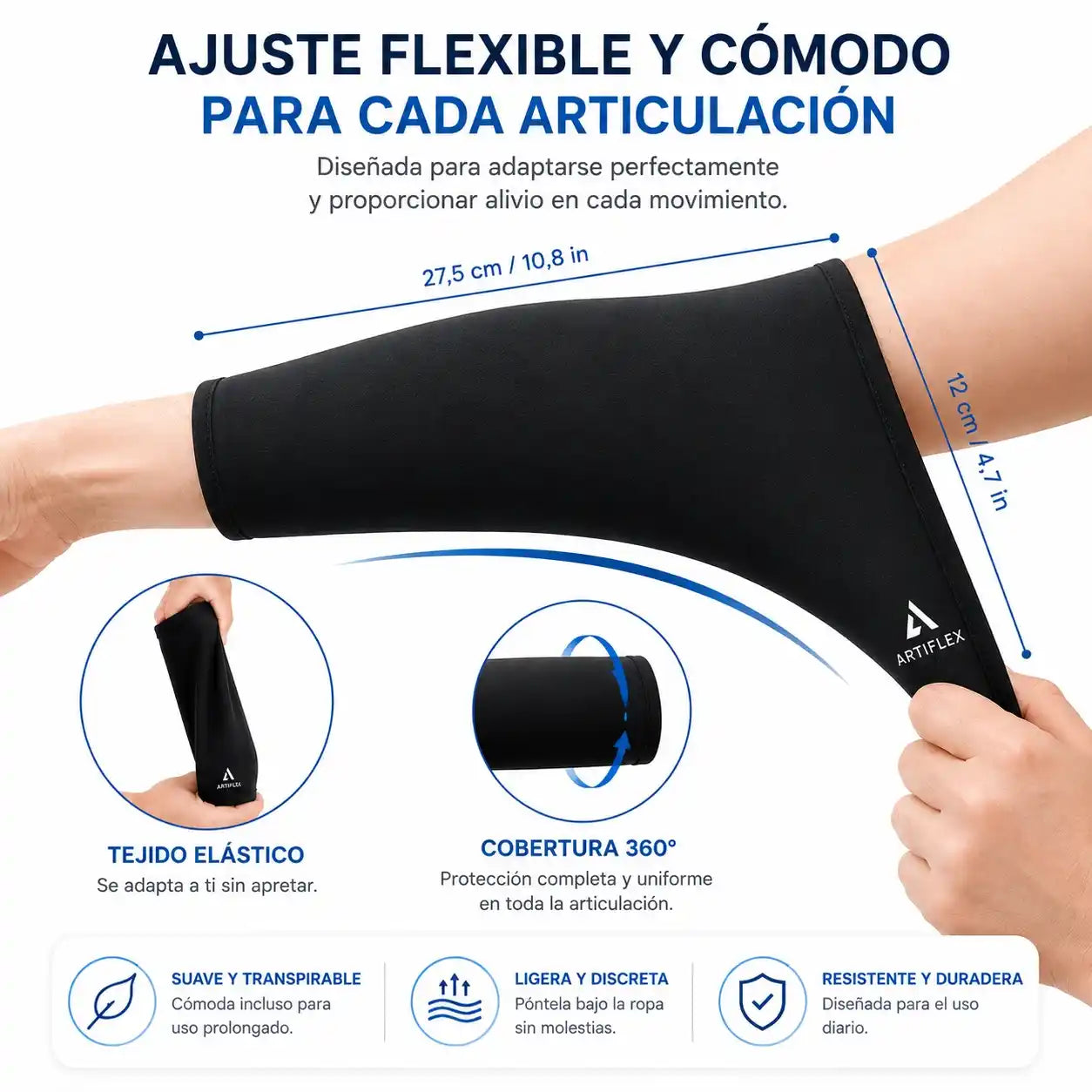 Artiflex™ Manga Terapéutica para Dolor e Inflamación
