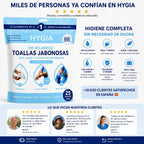 Hygia® Toallas Jabonosas Sin Aclarado